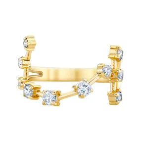 14k Prong Set Scorpio Constellation Ring | Ready to Ship