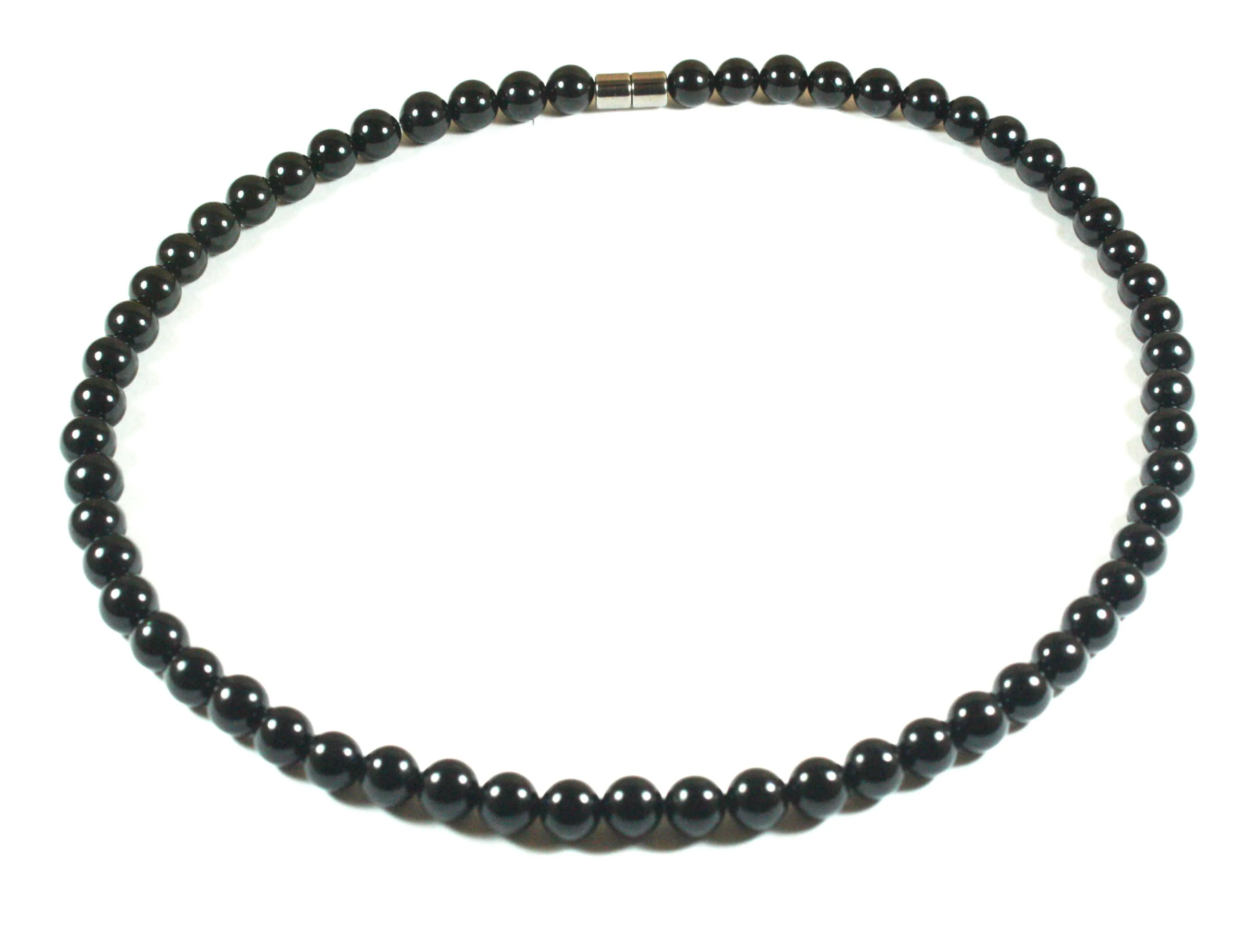 24 inch Black Onyx Necklace 8mm