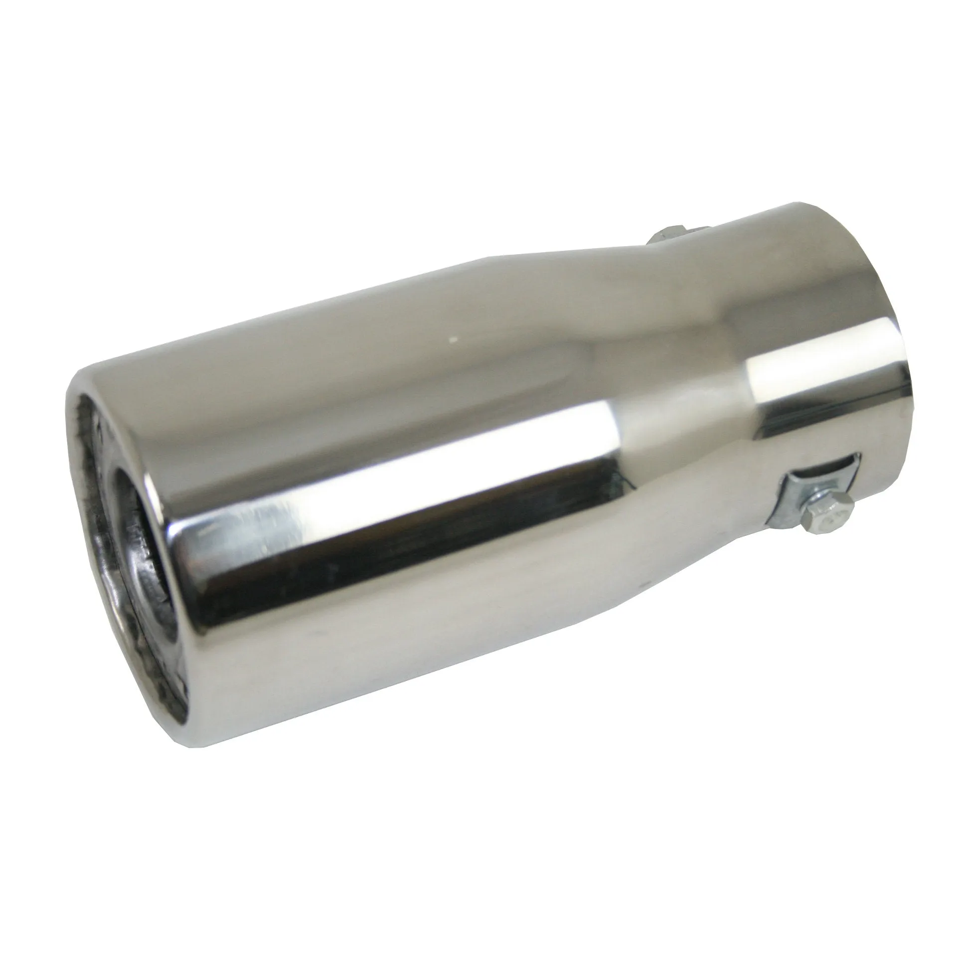 3 Inch Diameter Vented Stainless Steel Short Exhaust Tip