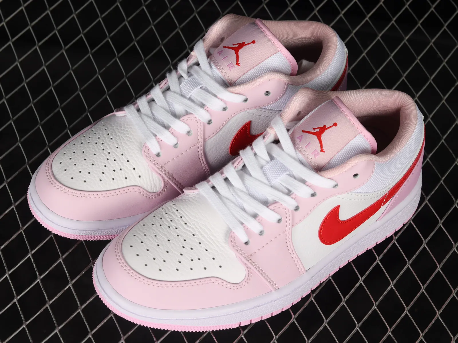 Air Jordan 1 Low Valentine's Day White Pink Purple DR0758-170