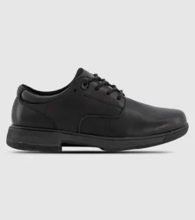 alpha dux (2e wide) junior boys school shoes