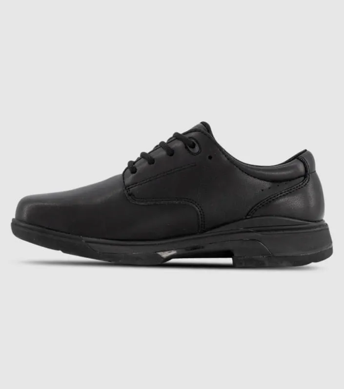 alpha dux (2e wide) junior boys school shoes