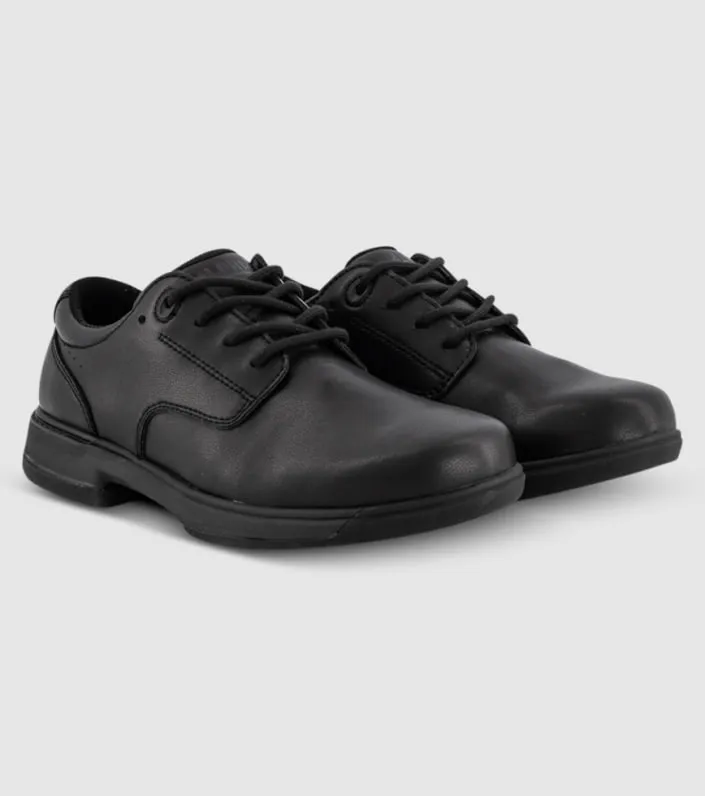 alpha dux (2e wide) junior boys school shoes