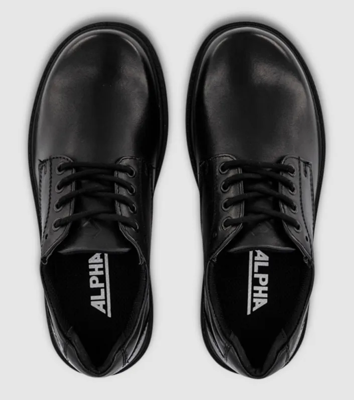 alpha riley (2e wide) senior boys school shoes