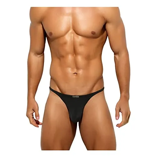 Arjen Kroos Men's Sexy Thong Pouch Underwear Low Rise G-String Bikini