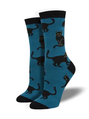 Black Cat Blue women's