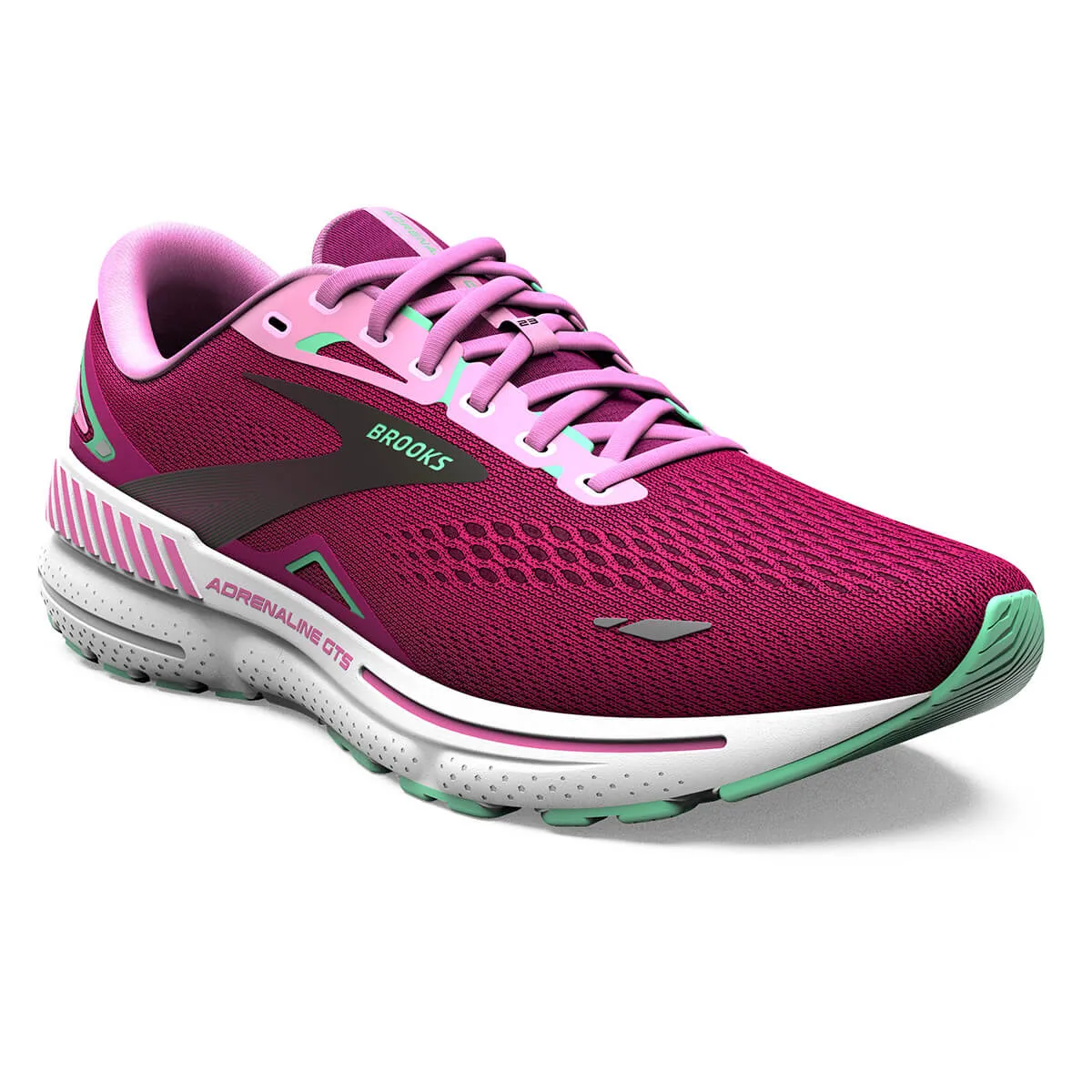 Brooks Adrenaline GTS 23 Womens | Pink/festival Fuchsia/black