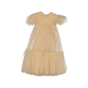 Carla Dress Long-Cream