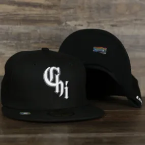 Chicago White Sox MLB City Connect 2021 On-Field 59Fifty Black Bottom Fitted | Black