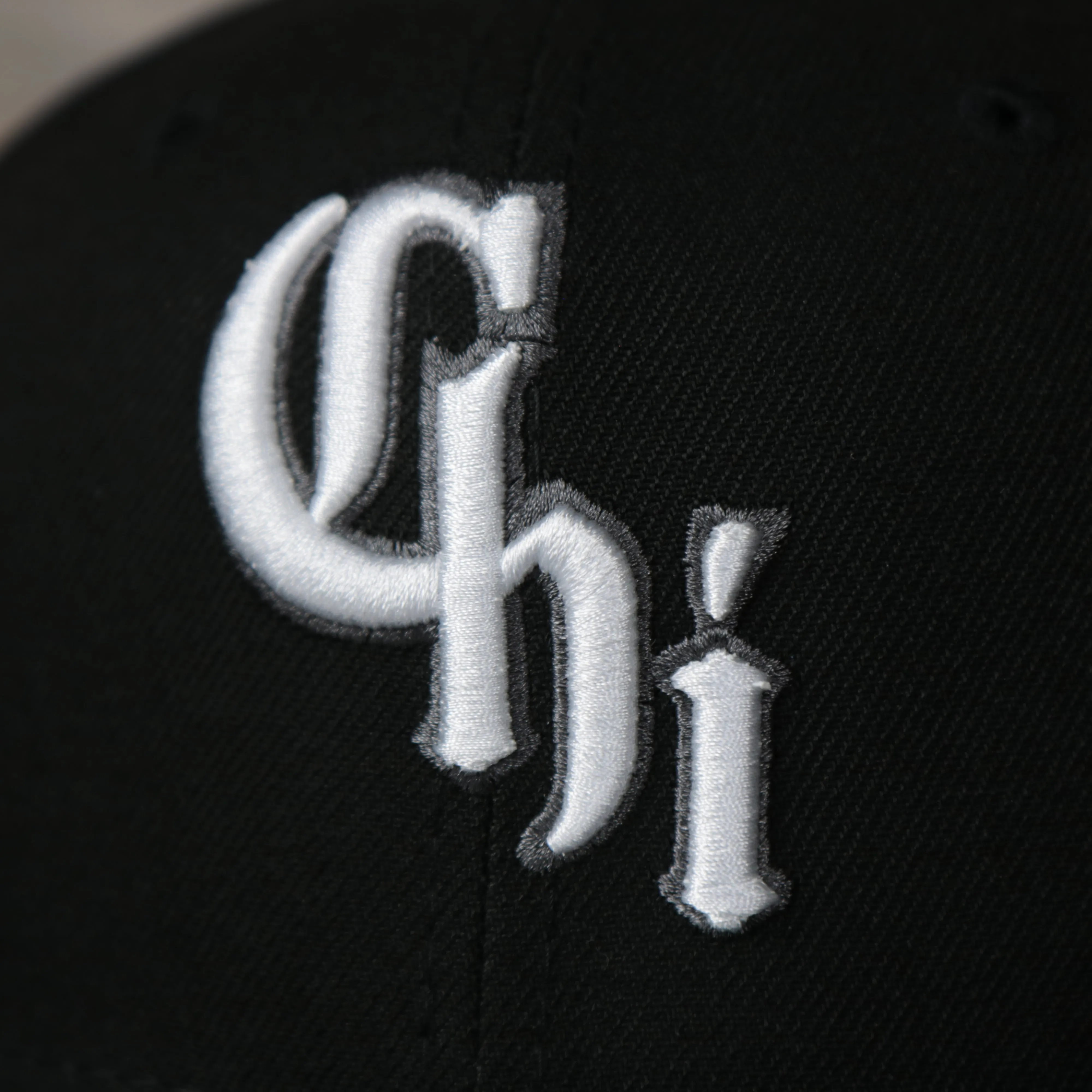 Chicago White Sox MLB City Connect 2021 On-Field 59Fifty Black Bottom Fitted | Black