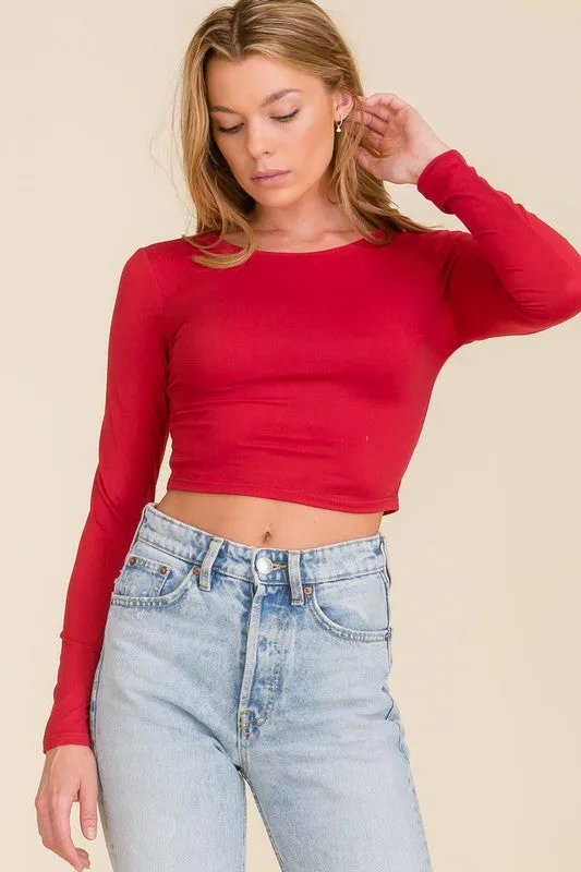 Crop Top Long Sleeve