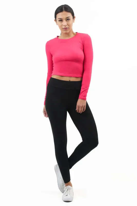 Crop Top Long Sleeve