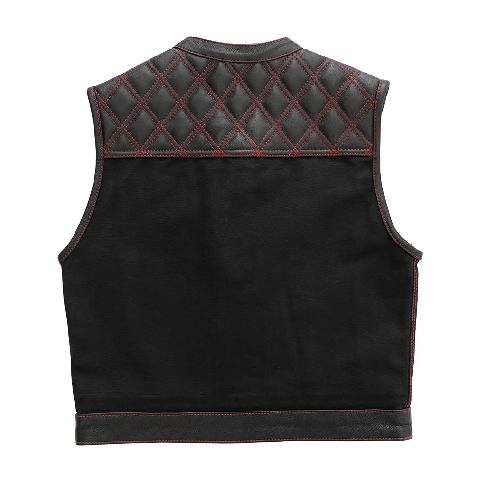 Demon - Men's Club Style Leather Vest - Limited Edition