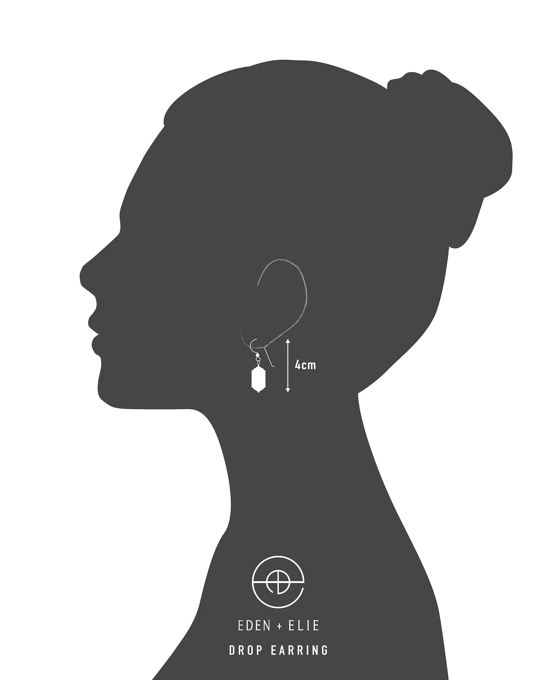 Drop Earrings + Single Bead Necklace Set - Spirit of Place City Night