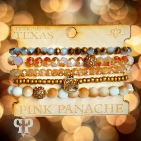 Fall Vibes Bracelet Set - Pink Panache