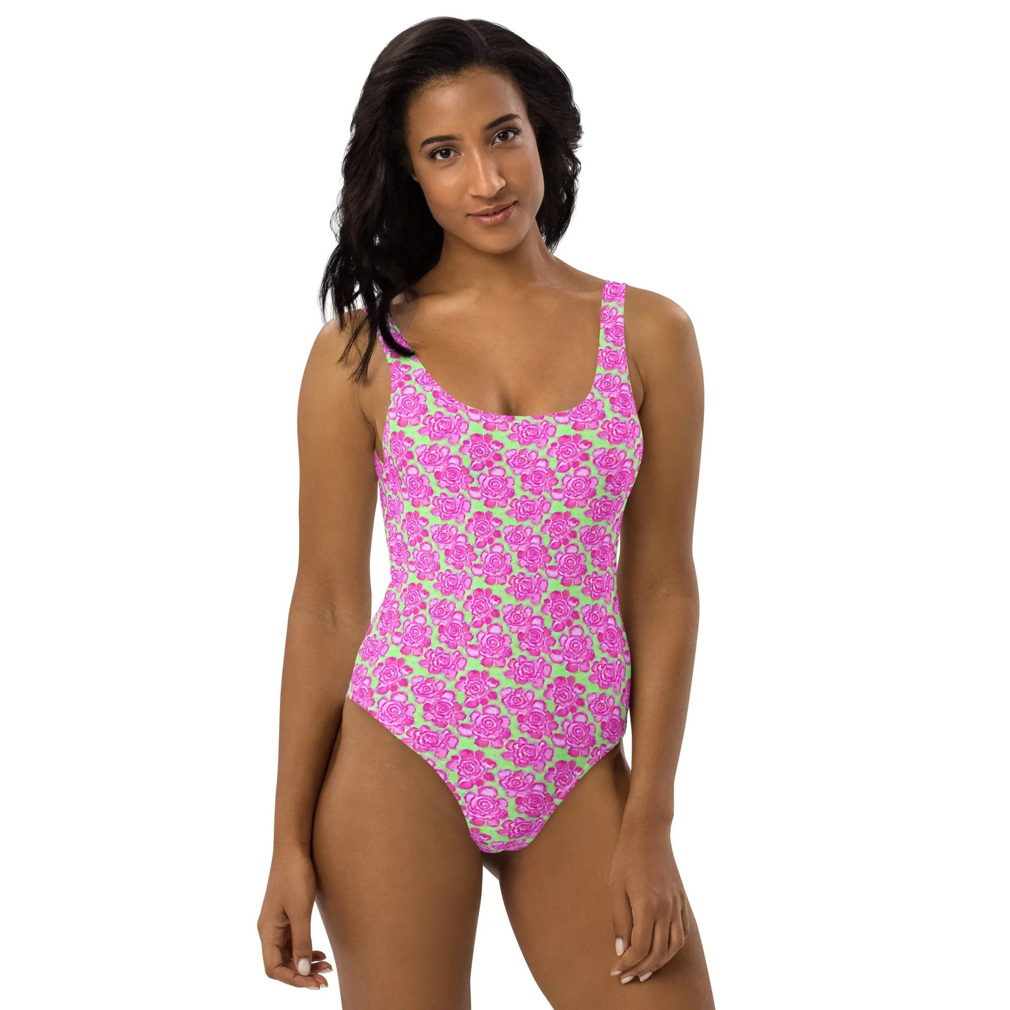 FLORIDA ECO ONE PIECE SWIMSUIT -PINKLIMA BLOOMS