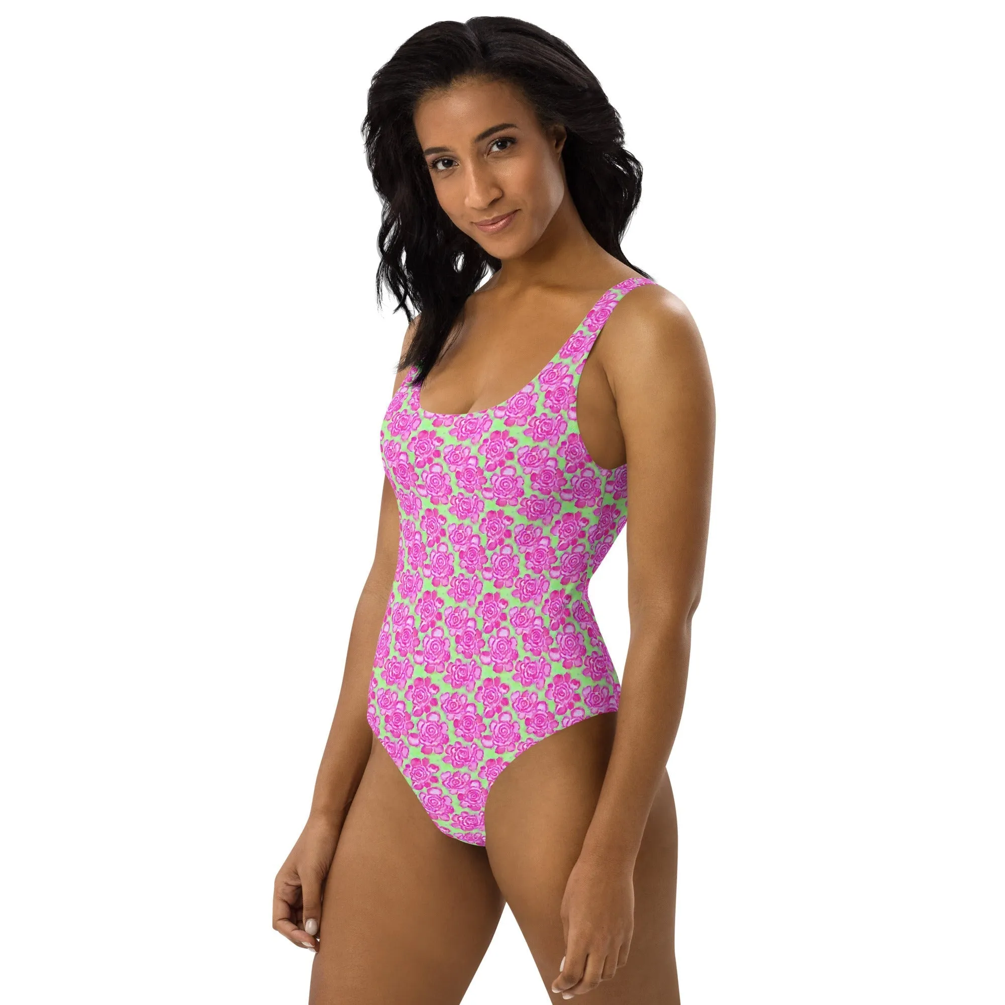 FLORIDA ECO ONE PIECE SWIMSUIT -PINKLIMA BLOOMS