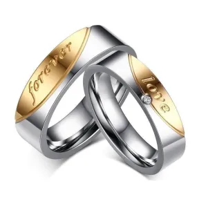 Forever Love Couple Promise Rings