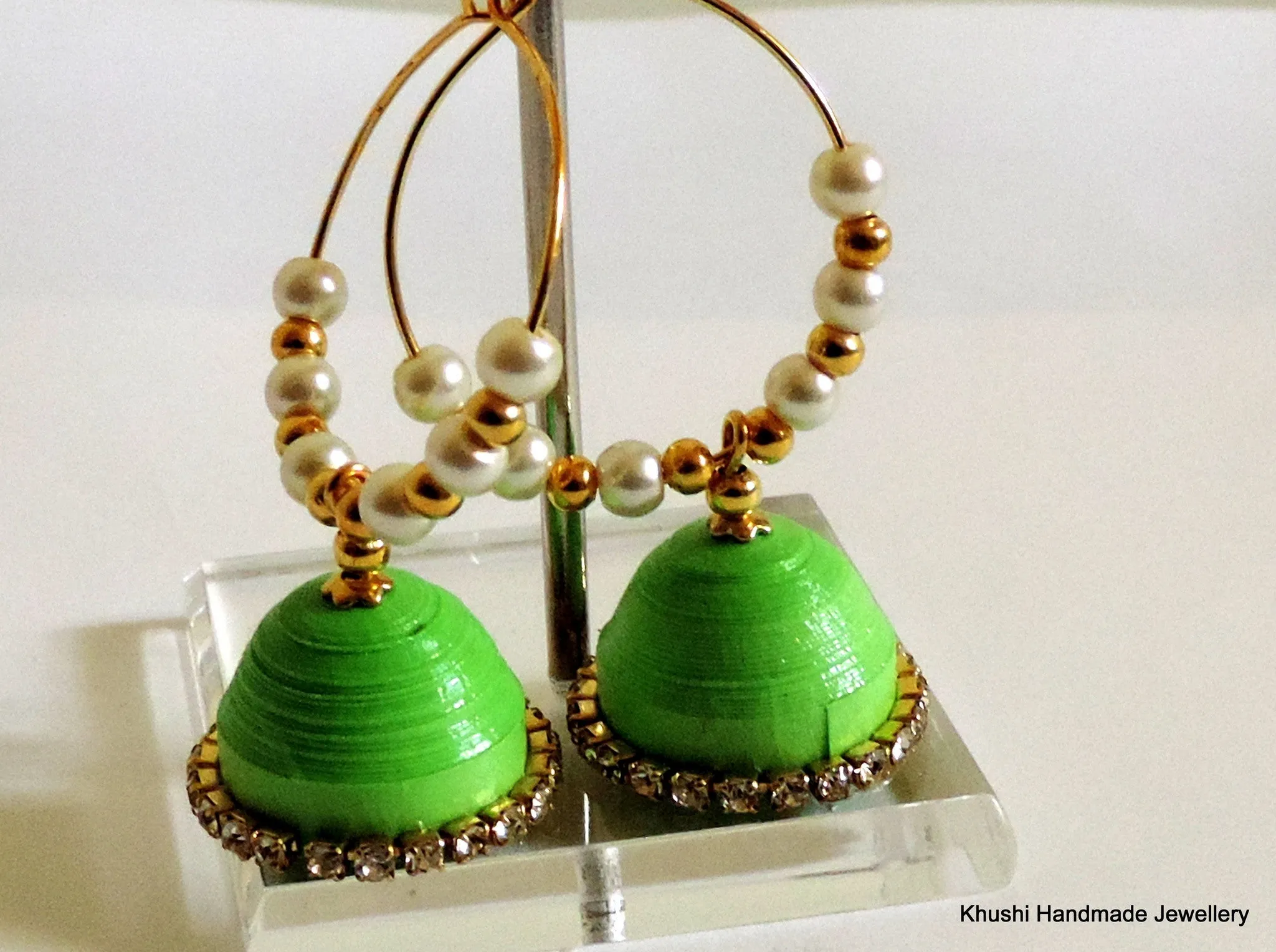 Green Jhumkas!