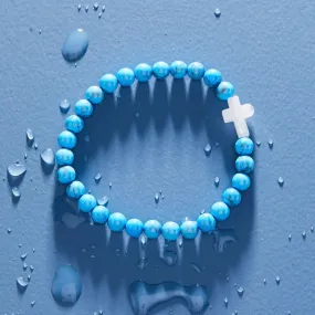 Holy Water Bracelet | Blue Howlite