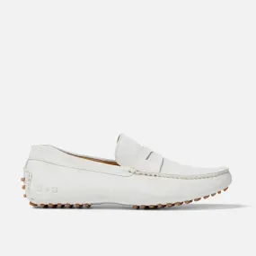 Hunt Off-White Driving Loafer - Men's