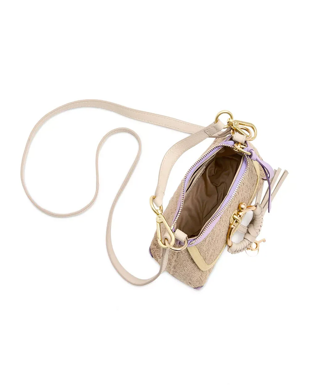 Joan Mini Jute Shoulder Bag