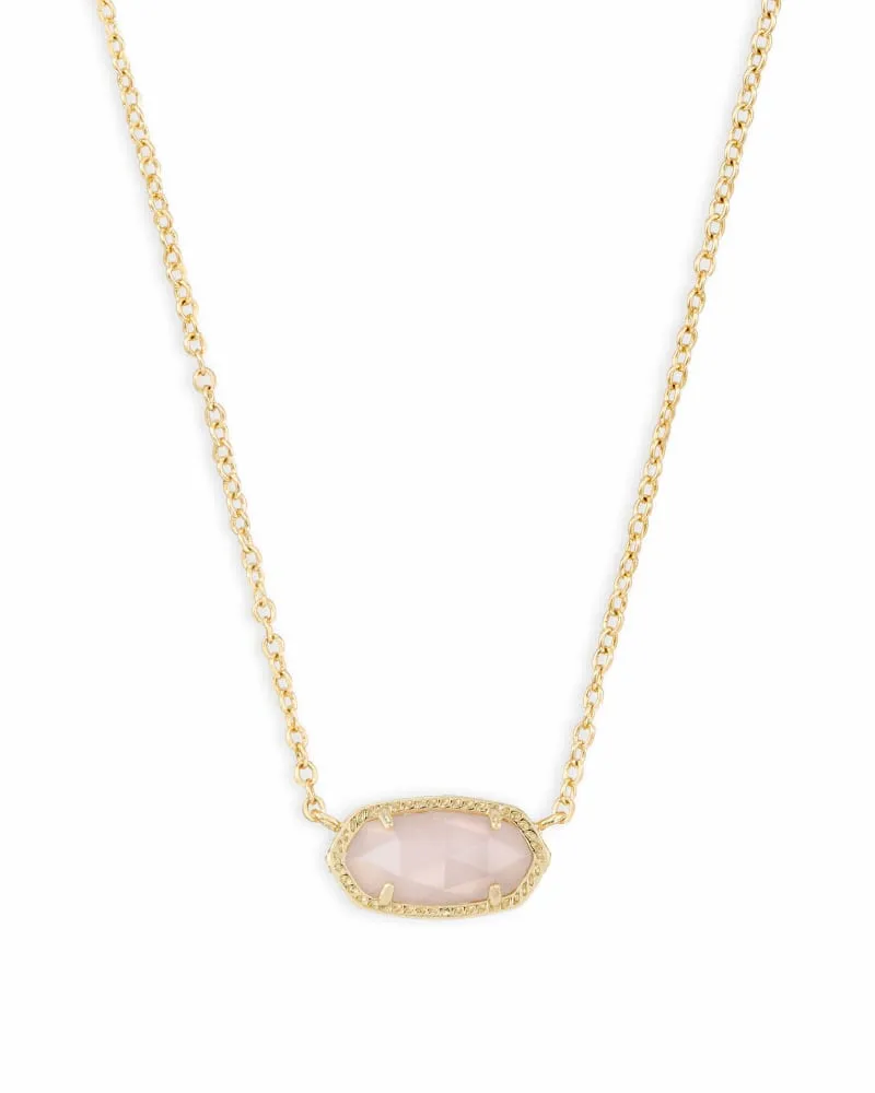 Kendra Scott Elisa Necklace in Rose Quartz