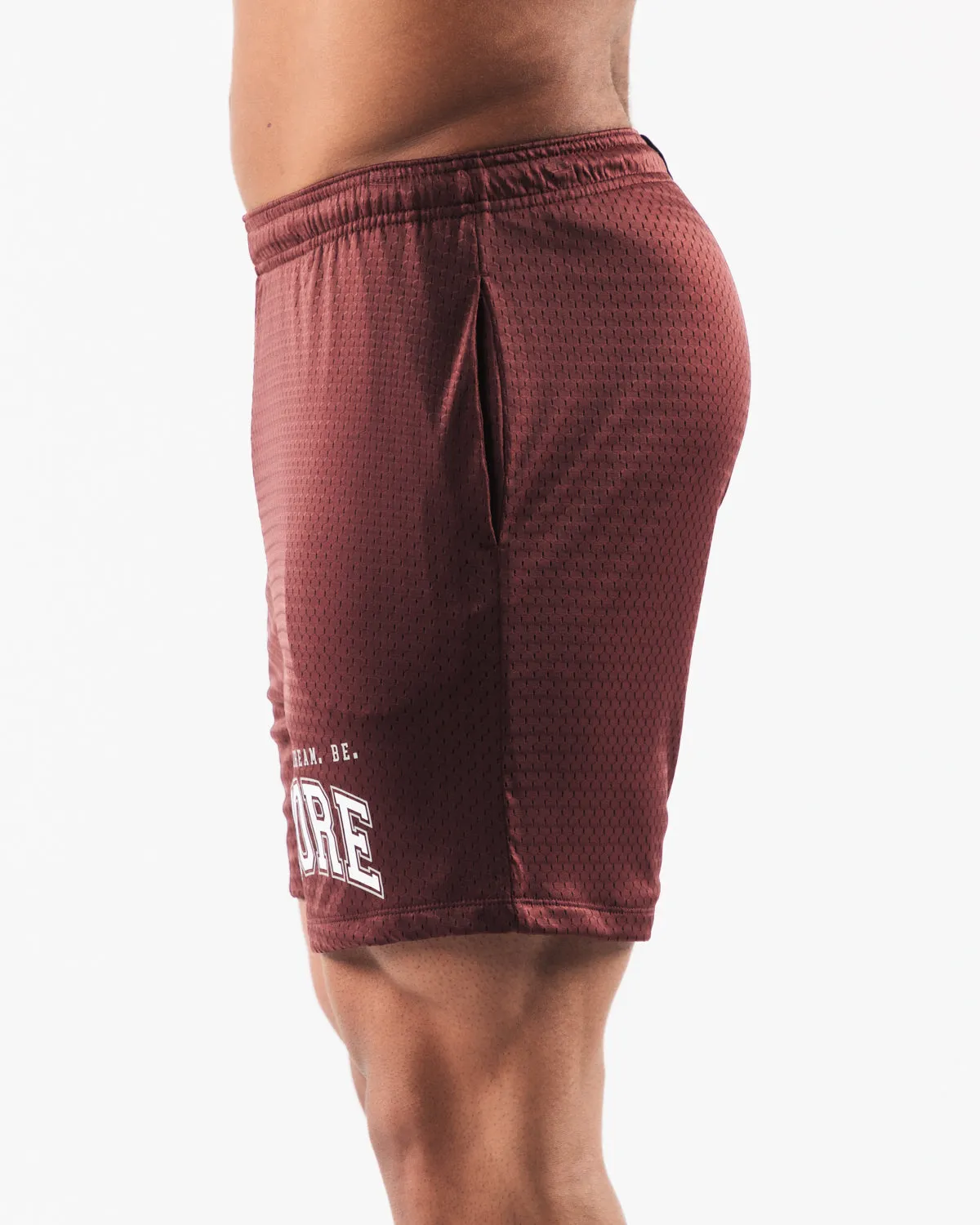 LDB More Mesh Short 6” - Burgundy