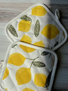 Lemon Pot Holder (Set of 2)