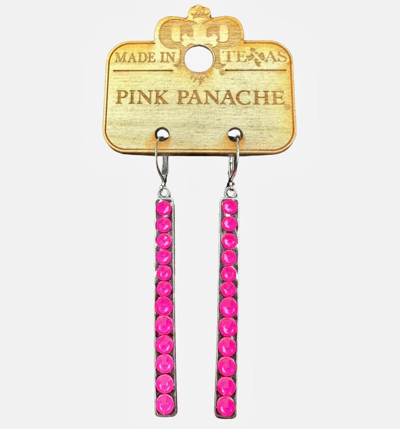 Let’s Go Somewhere Hot Pink Earrings - Pink Panache