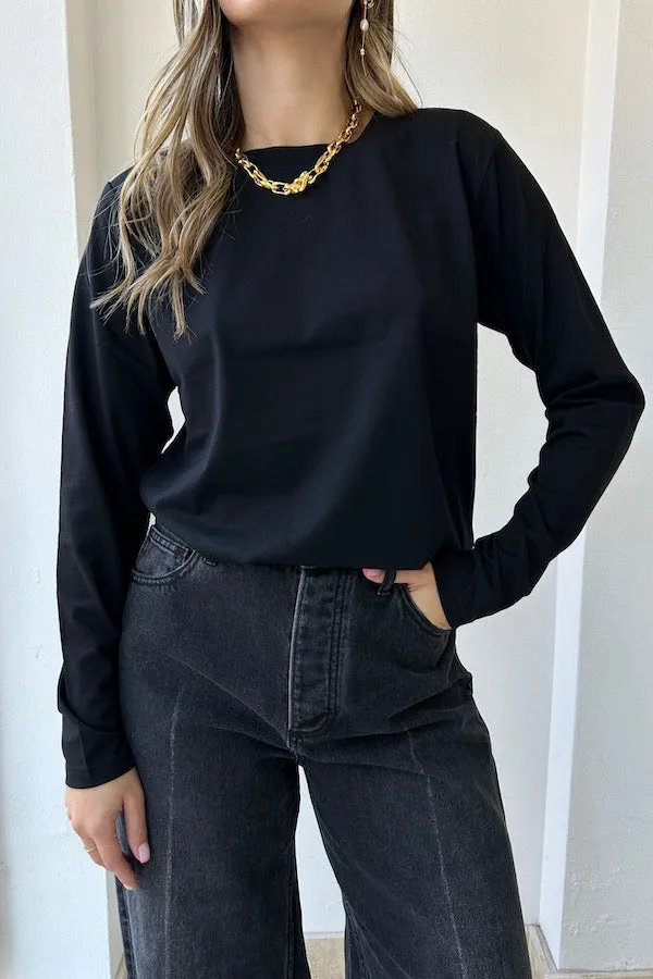 Long Sleeve Tee Black