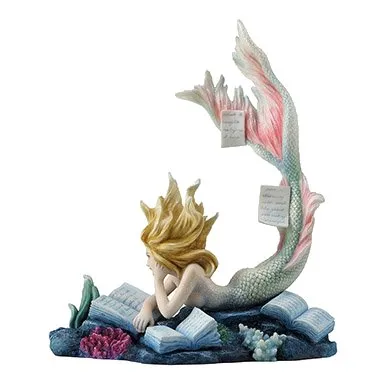 Lost Books Mermaid Figurine