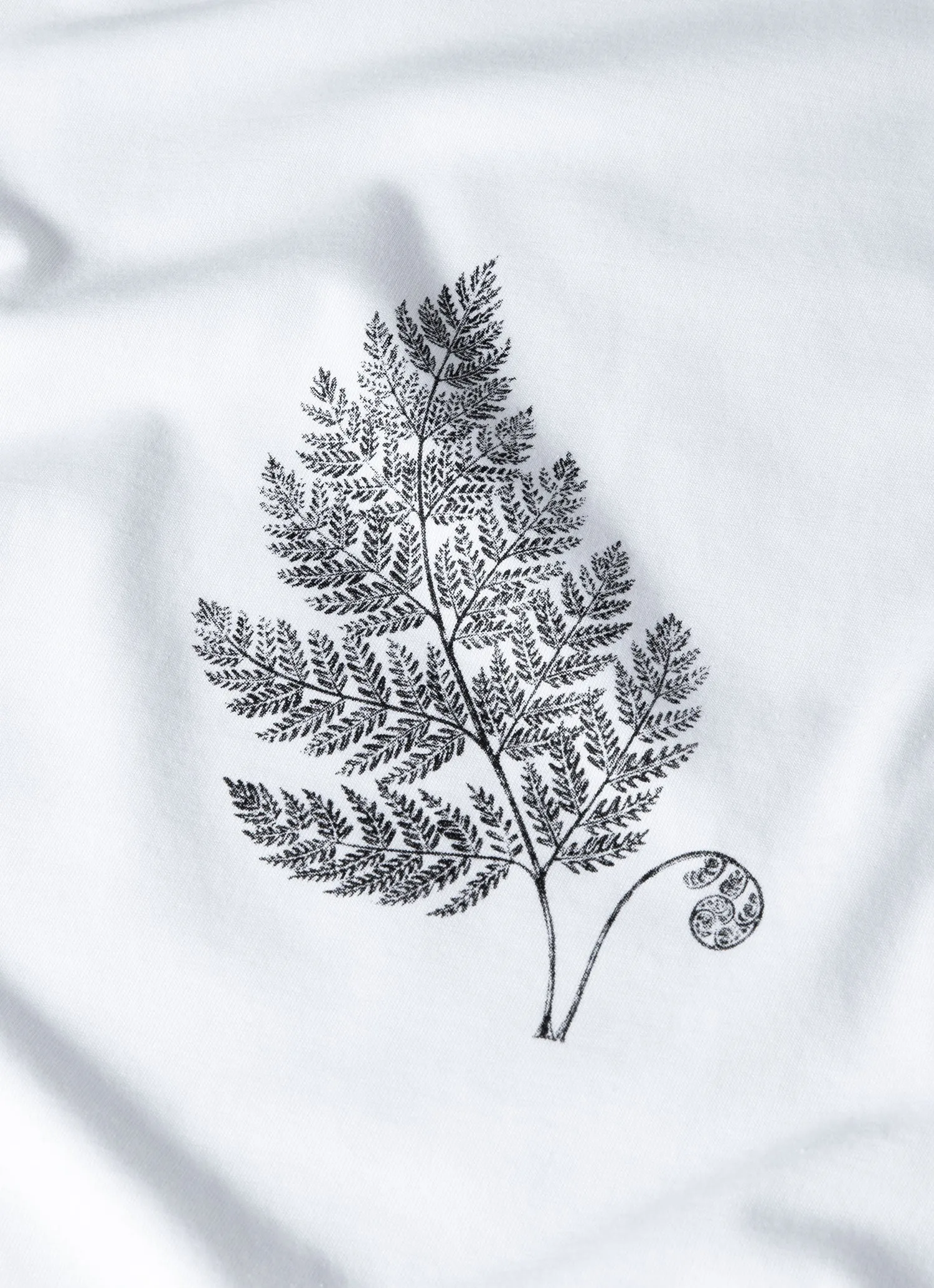 Men's Fern Print T-shirt in White