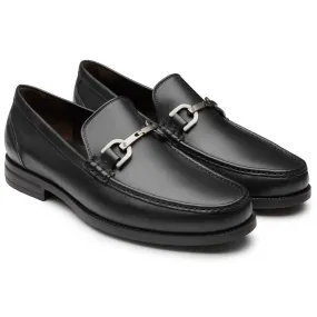 Mens Moccasin Leather Shoes With Rubber Sole