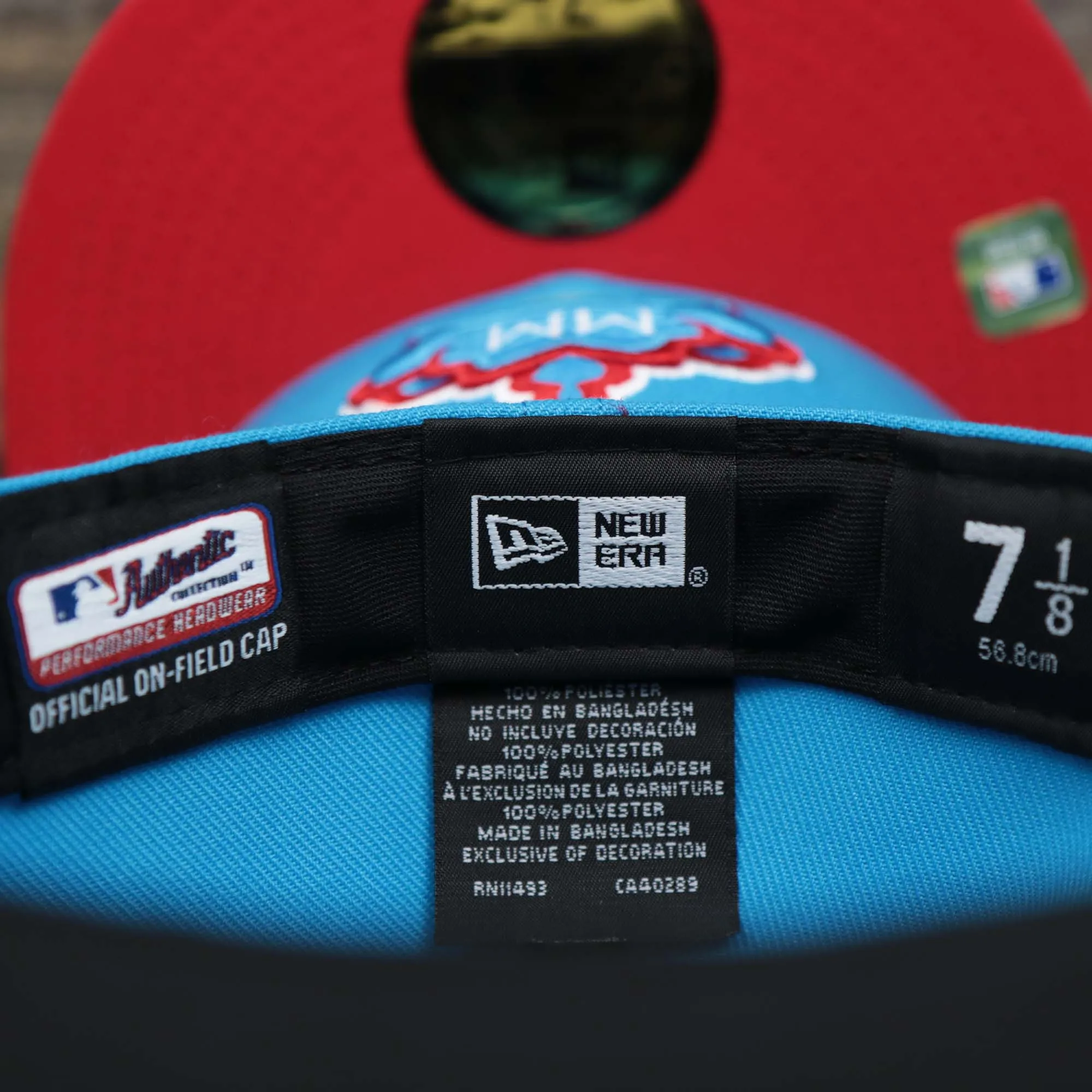 Miami Marlins MLB City Connect 2021 On-Field Side Patch 59Fifty Fitted | Blue