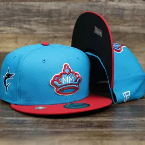 Miami Marlins MLB City Connect 2021 On-Field Side Patch 59Fifty Fitted | Blue