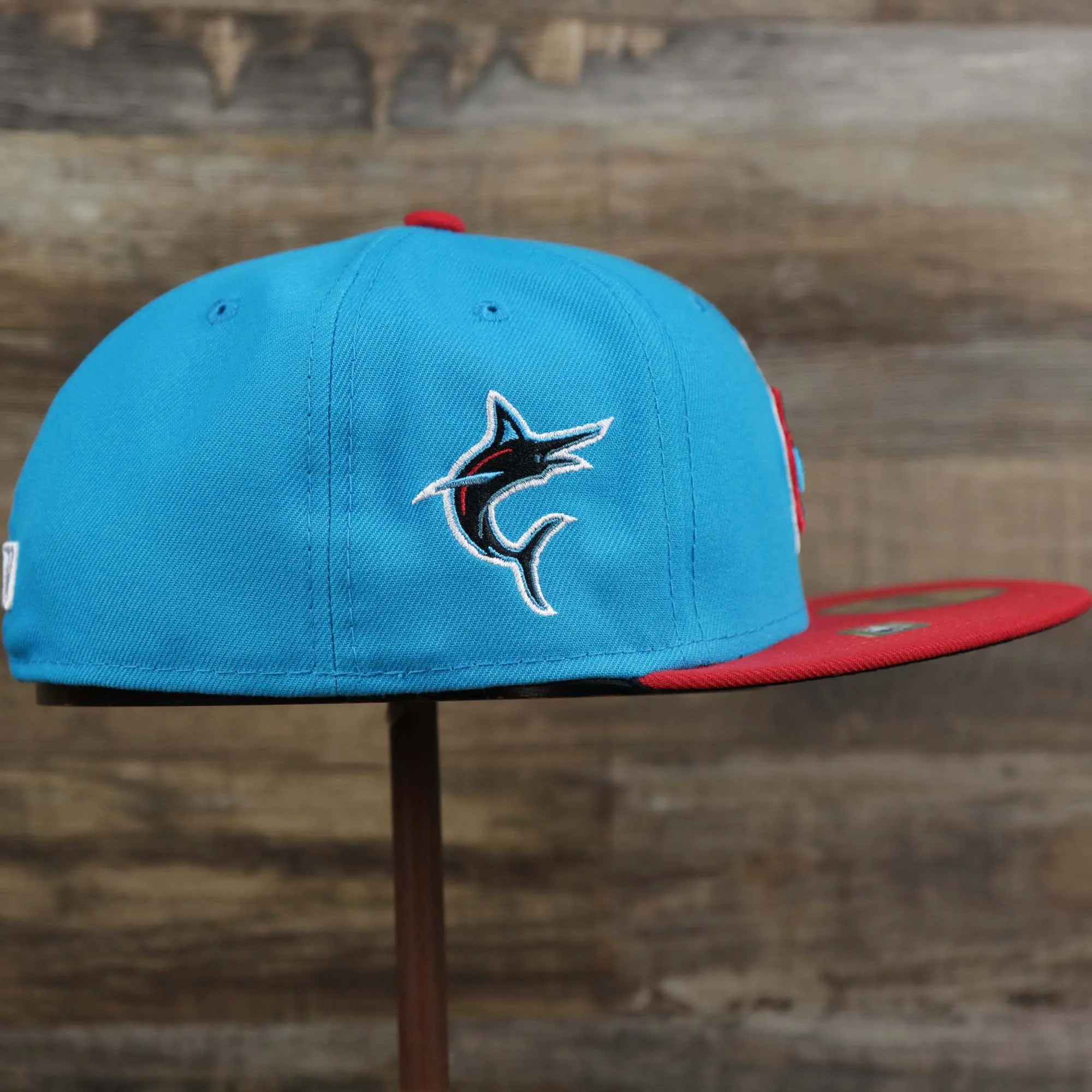 Miami Marlins MLB City Connect 2021 On-Field Side Patch 59Fifty Fitted | Blue