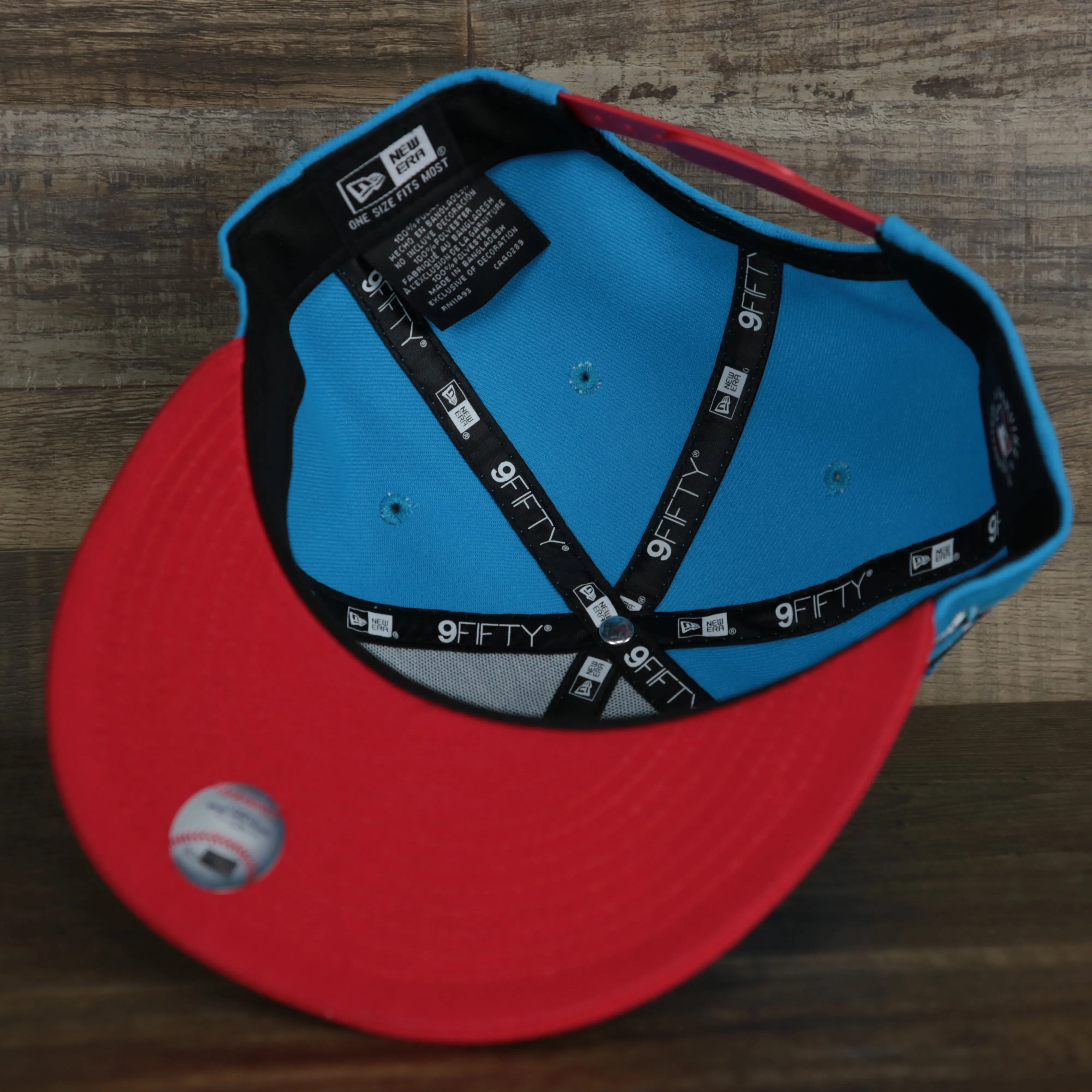 Miami Marlins MLB City Connect 2021 On-Field Side Patch 9Fifty Snapback | Blue