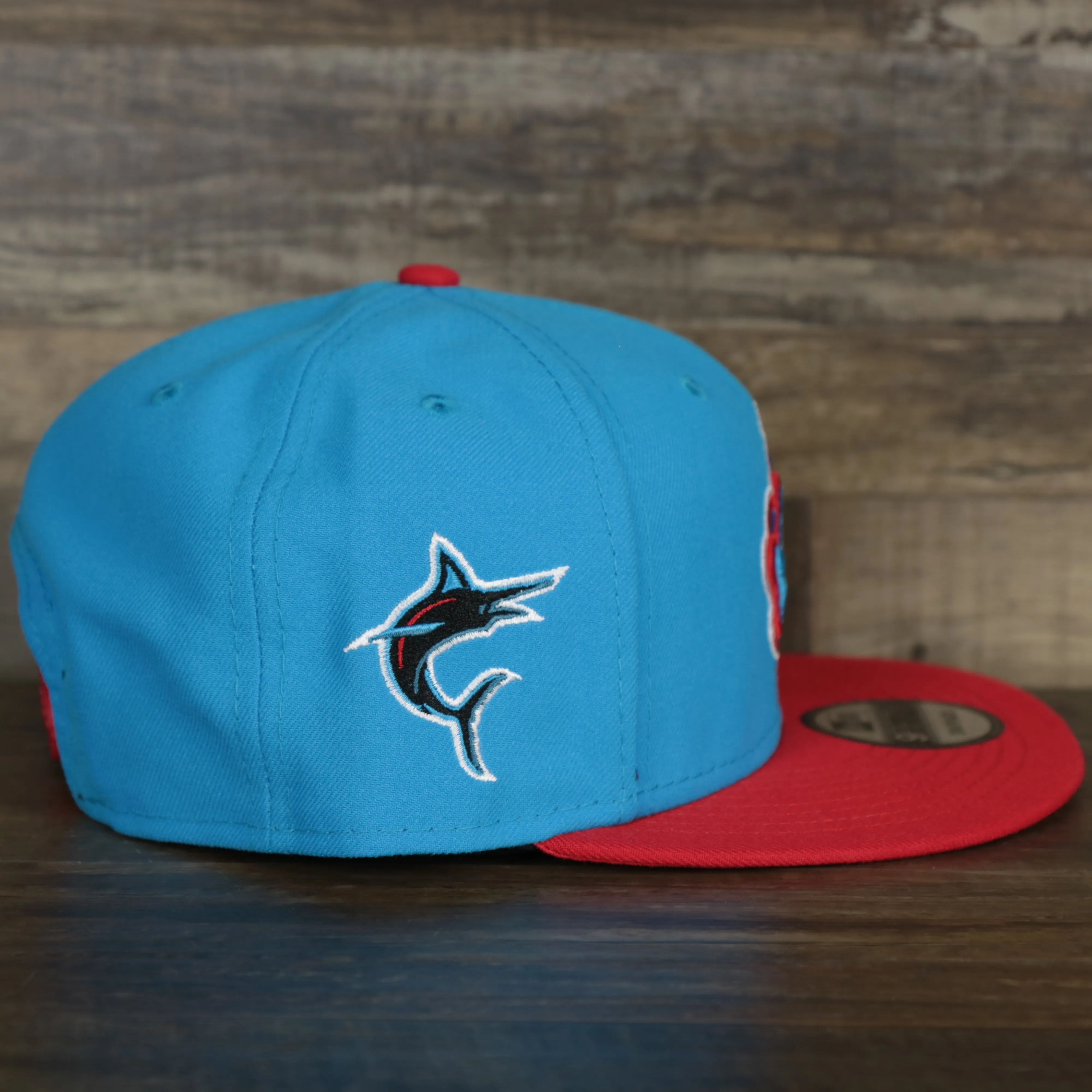 Miami Marlins MLB City Connect 2021 On-Field Side Patch 9Fifty Snapback | Blue