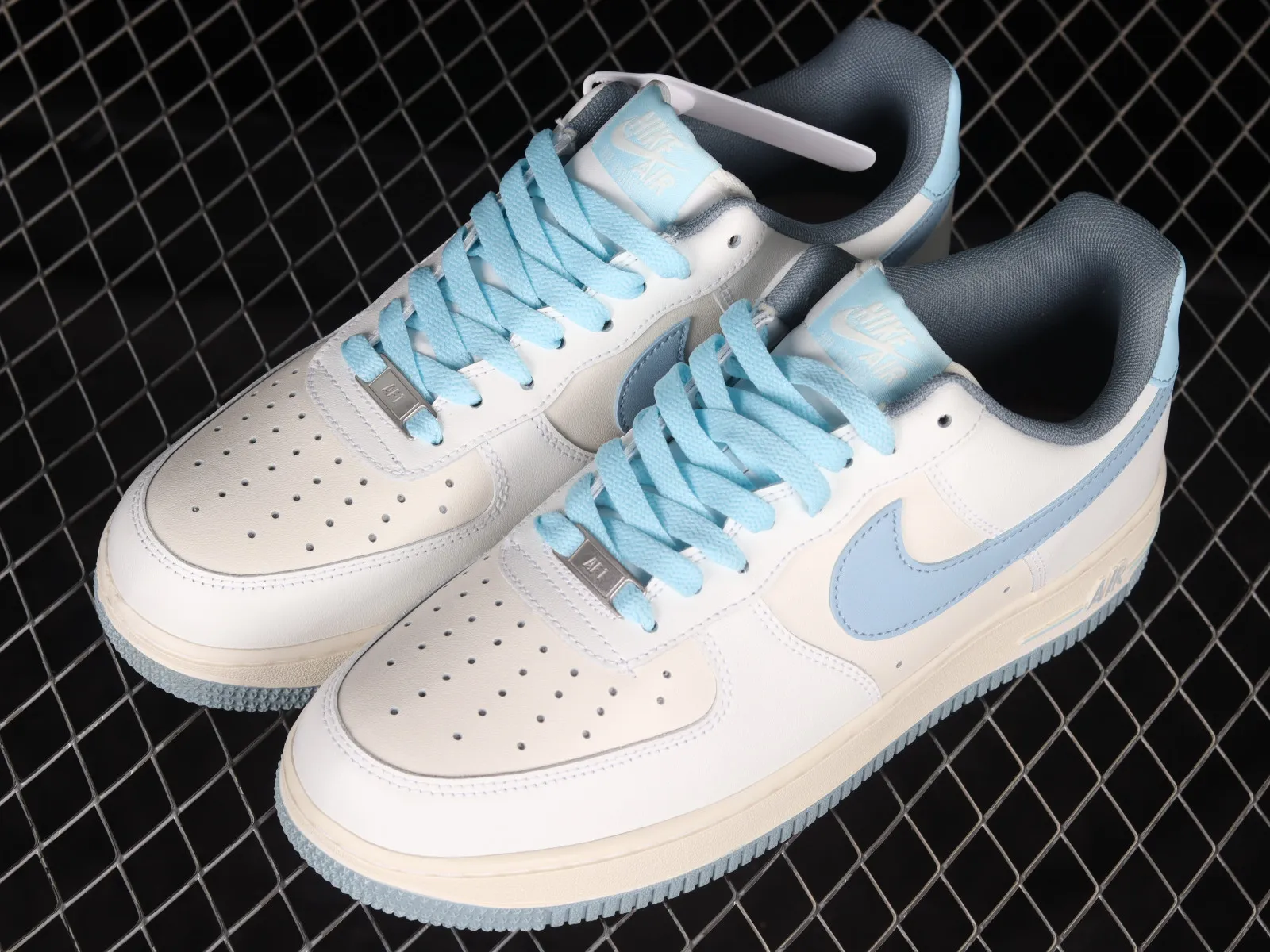 Nike Air Force 1 Flyleather Earth Day White Pink Blue CW3388-202