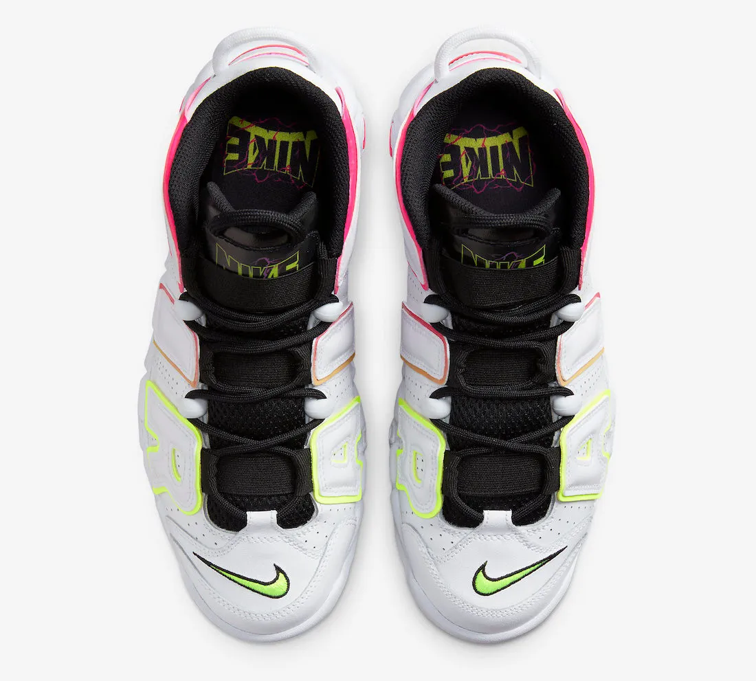 Nike Air More Uptempo Electric White Volt Hyper Pink Black FD0865-100