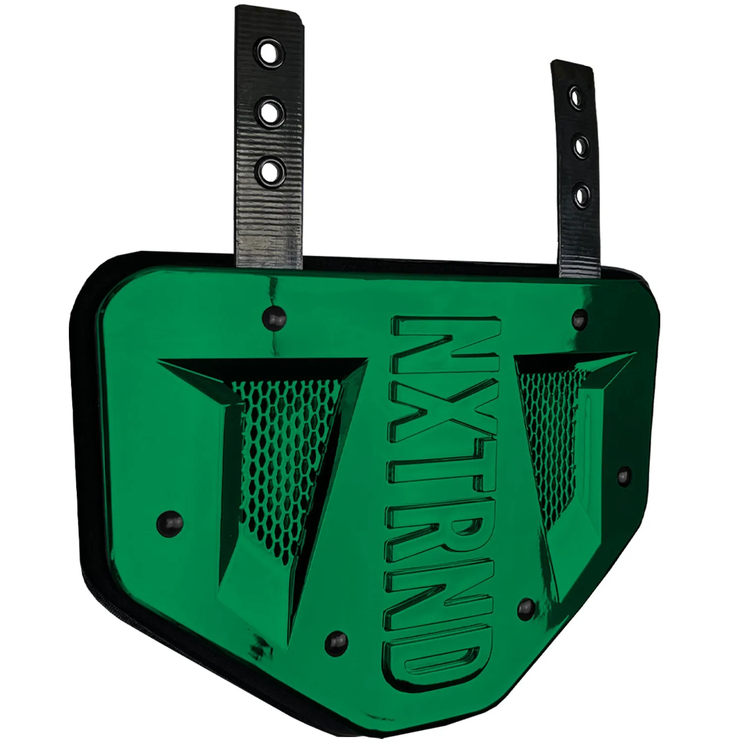 NXTRND B-PLATE Football Back Plate Chrome Dark Green