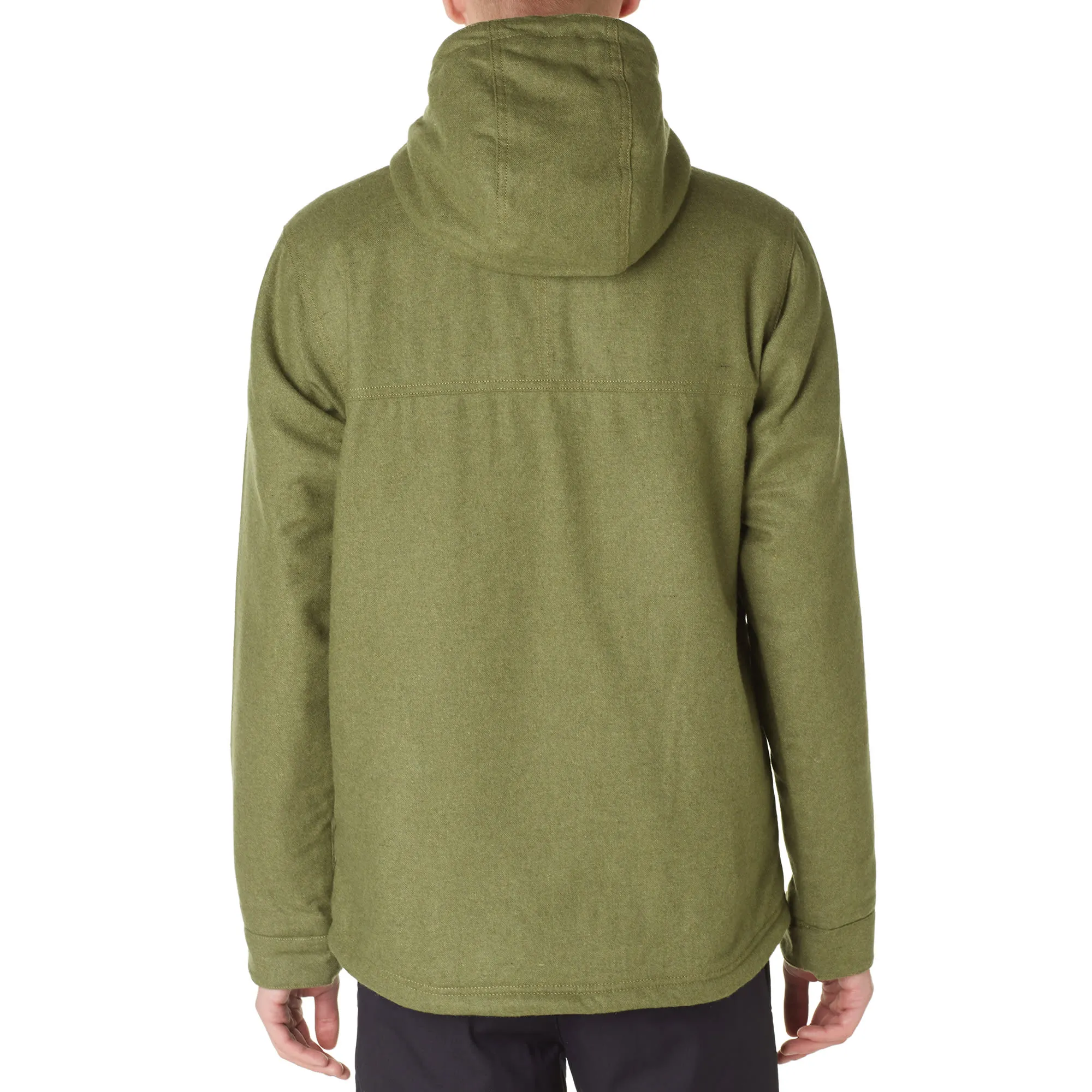 Patagonia Reclaimed Wool Snap-T PulloverFatigue Green