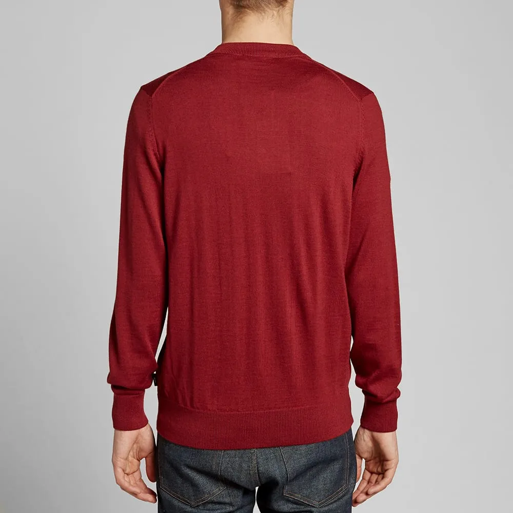 Paul Smith Merino Zip CardiganDamson