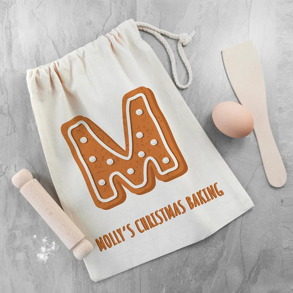 Personalised Kids Gingerbread Baking Set