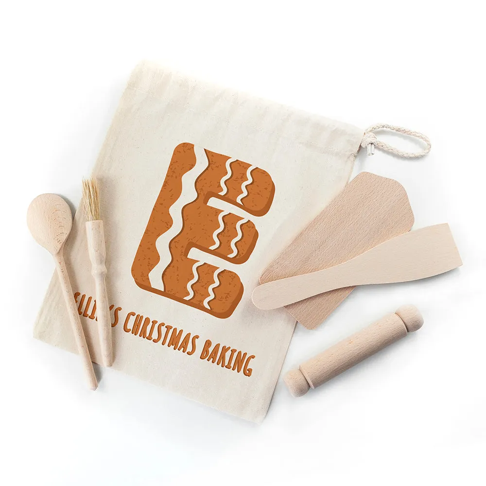 Personalised Kids Gingerbread Baking Set