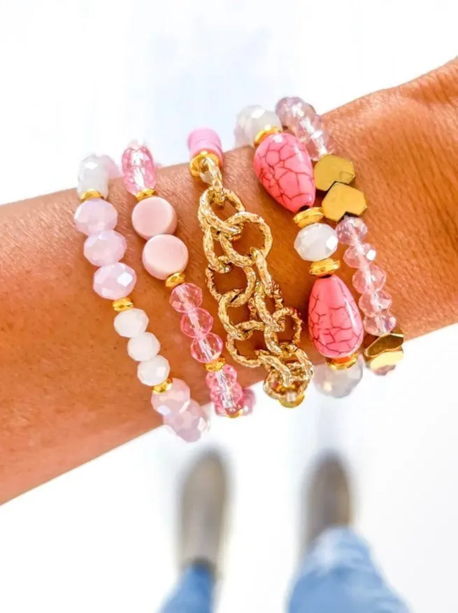 Pink Paradise Bracelet Set