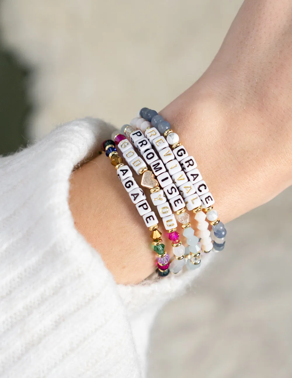 Promise Letter Bracelet