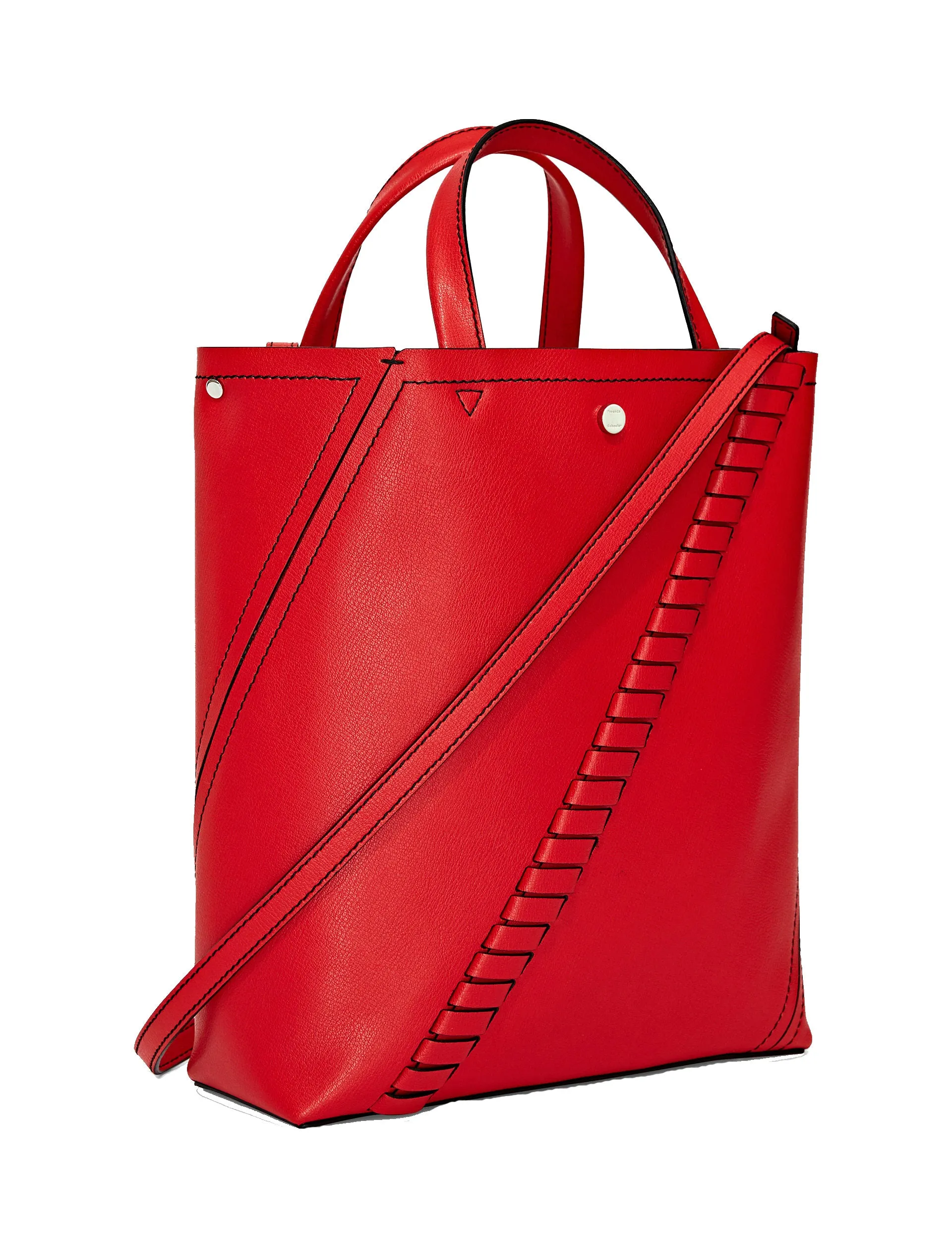 PS Hex Tote Grained, Cardinal Red