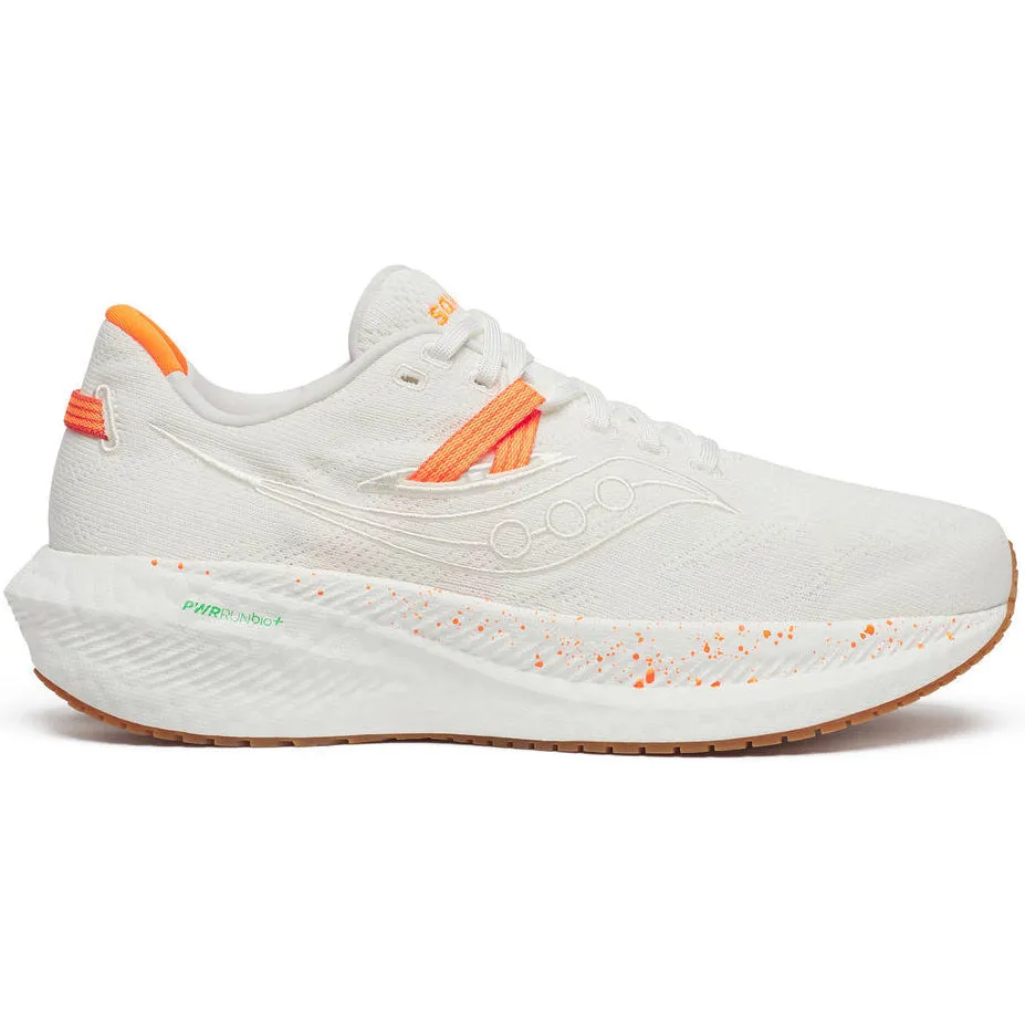 Saucony Men's Triumph RFG Running Shoes White / Viziorange